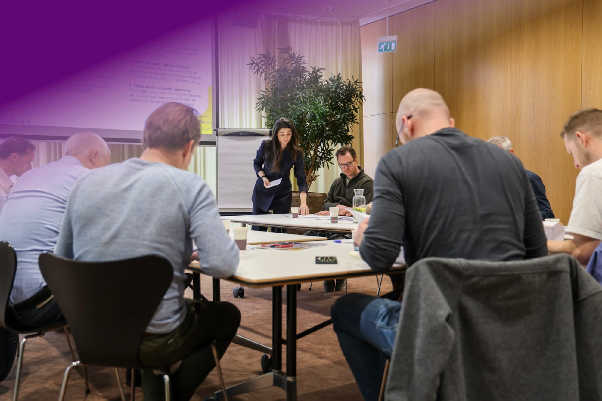 Workshop met ondernemers tijdens MKB Boost